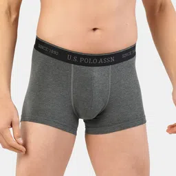 U.S. POLO ASSN. MEN SOLID GREY TRUNKS-picture-10