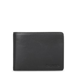 CALFNERO Men Black Solid Two Fold Wallet-picture-3