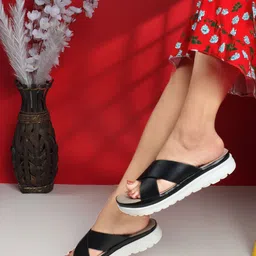ELLE Women Open Toe Flats-image-79