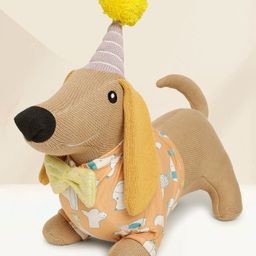 Mi Arcus Dapper Knitted Dog Soft Toy Brown - Height 45 cm-image-77