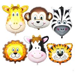 Bubble Trouble Jungle Theme Animal Balloon - Pack of 6-image-20