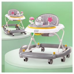Babyhug Multifunctional Musical Baby Walker- Orange-17