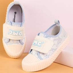 Cute Walk by Babyhug Velcro Closure Casual Shoes With Text Print - Blue-picture-17