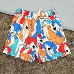 The Lion and the Fish Dogs Printed Shorts - Butterscotch-image-57
