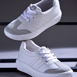 Shoetopia Colour Blocked Shoes - White-image-78