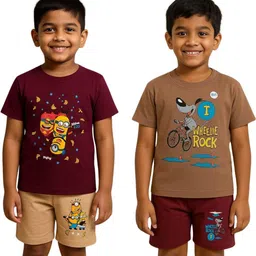 Veecap Boys Pack of 2 Printed Clothing Set-picture-42