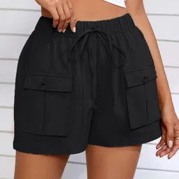 ELIXORIA Women High-Rise Outdoor Cargo Shorts-picture-27