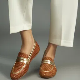 HEEL YOUR SOLE Women Leather Loafers-29