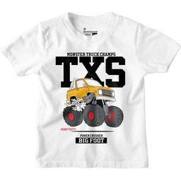 BonOrganik Boys Typography Printed Applique T-shirt-48