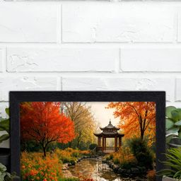Aura Red & Green Nature Themed Wooden Wall Art-image-79