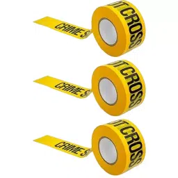 SINGHAL Crime Scene Do Not Cross Barricade Tape Roll 300 m (Pack of 3 Pcs)-12