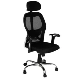 Modern India Seating Metrix Black High Back Revolving Office Chair-picture-33