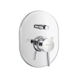 Parryware 3-Inlet Diverter Upper Trim Agate Pro Series Silver Stainless Steel Chrome Finish, G3384A1-image-55