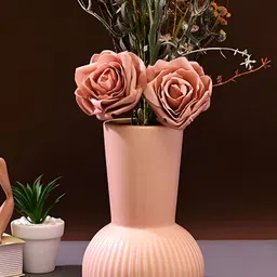 TAYHAA Peach Ceramic Flower Vase-image-29