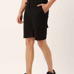 ARISE Men Black Solid Shorts-image-63