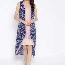 DODO & MOA Floral Printed Longline Shrug-45