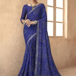 Pandadi Saree Bandhani Printed Saree-image-34
