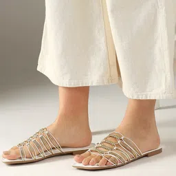 Inc 5 Women Open Toe Flats-30