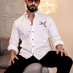 Foomer Men Standard Opaque Casual Shirt-image-72