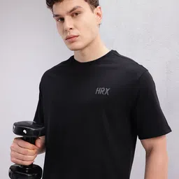 HRX by Hrithik Roshan Men Typography Puff Printed Training T-shirt-picture-6