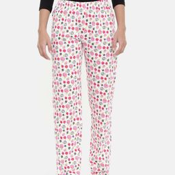 zebu Women Pink & White Printed Lounge Pants 299_1ZW_PPP_PRI_MPK_XL-image-8