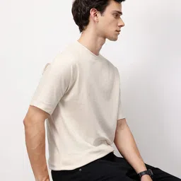 ether Men Shaman Extended Sleeves Pure Cotton Comfort Fit T-shirt-image-47