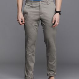 Louis Philippe Sport Men Mid-Rise Textured Super Slim Fit Chinos-picture-29