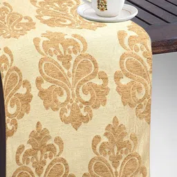 Saral Home Set of 6 Gold-Toned & Beige Ethnic Motifs Printed Table Placemats-48