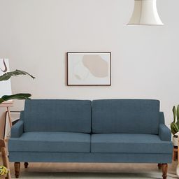 Chumbak Nawab Couch - Sailor Blue Three Seater Inflatable Sofa and Bed-2