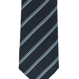 The Tie Hub Blue Striped Broad Tie-image-61