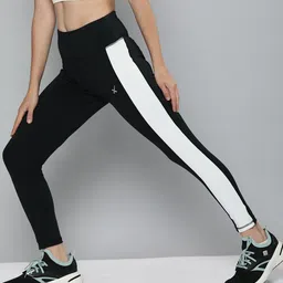 HRX by Hrithik Roshan Women Black Solid Tights-picture-8