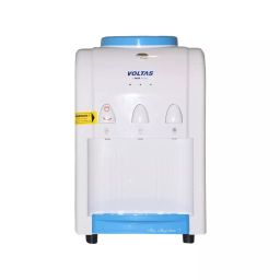 VOLTAS Water Dispenser 2.5 LPH ‎Hot, Normal & Cold White Table Top, WD MINIMAGIC PURE T-18