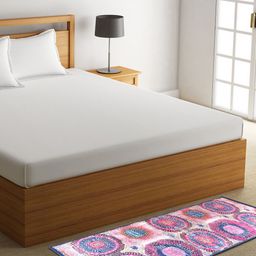 ROMEE Blue & Pink Printed Floor Runner-54