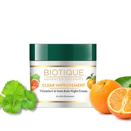Biotique Advanced Organics Clear Improvement Night Cream with Vitamin C & Gotu Kola - 50g-picture-31