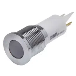 RS PRO White Panel Mount Indicator , Mounting Hole Size 16 mm, Termination Type Solder Tab, Model No 208295-1