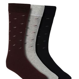 Creature Men Pack Of 3 Assorted Calf-Length Cotton Socks-picture-16