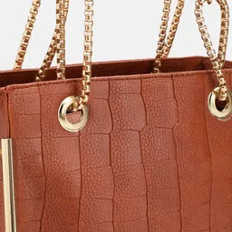 Mast & Harbour Textured Structured Handheld Bag image 5