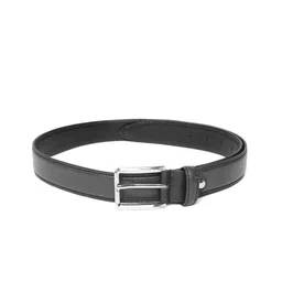 Roadster Men Charcoal Grey Solid Leather Belt-image-72