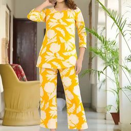 SZN Women Pure Cotton Printed Co-Ords-picture-10