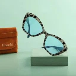 Leopard Print Sunglasses with Personalized Case-image-32