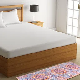 ROMEE Blue & Peach-Coloured Printed Floor Runner-10