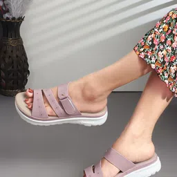 ELLE Women Open Toe Flats-image-80