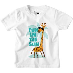 BonOrganik Boys Graphic Printed Round Neck Cotton T-shirt-13
