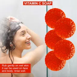 GROOVY Set Of 5 Garlic Glow Vitamin C Bathing Bar - 100 g Each image 3