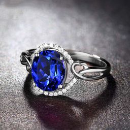 Designs & You Silver Plated Ice Cut American Diamond Studded Finger Ring-14