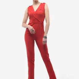 V&M Women Red Self Design-image-71