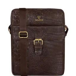 Walrus Unisex Textured Messenger Bag-11