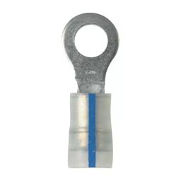 PANDUIT Ring Crimp Terminals TERMINAL, RING TONGUE, #10, 14AWG, BLUE, PK14-10R-C.-image-15