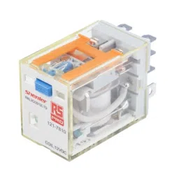 RS PRO Power Relay Plug In Mount 12 V DC Coil 10A Switching Current Model No. 1217810-31