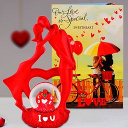 Archies Multicoloured Couple Figurine with Greeting Card-image-76